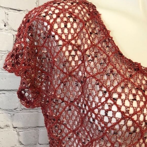 Maurices short sleeve mesh top - Picture 3 of 6